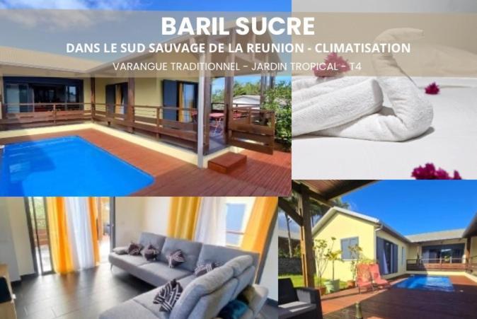 Baril Sucre - Piscine- Jardin - By Sister Home Saint-Philippe Exterior photo